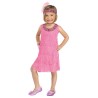 Disfraz infantil estilo flapper rosa