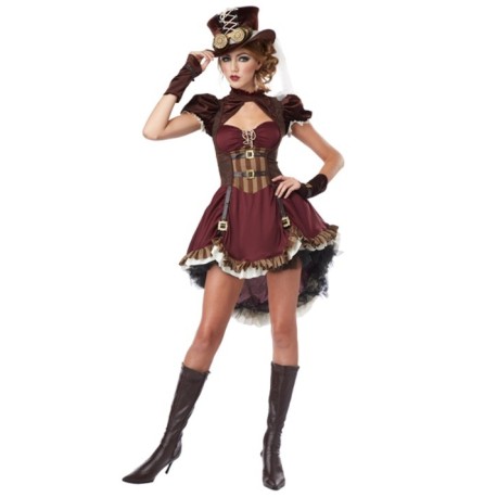 Disfraz de chica Steampunk para adulto