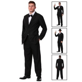 Traje negro de disfraz para hombre