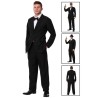 Traje negro de disfraz para hombre