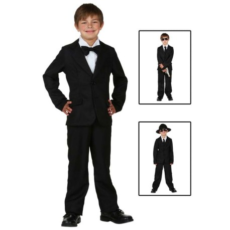 Traje negro para niños